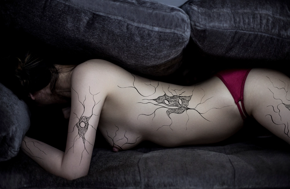 body painting art by V-XL