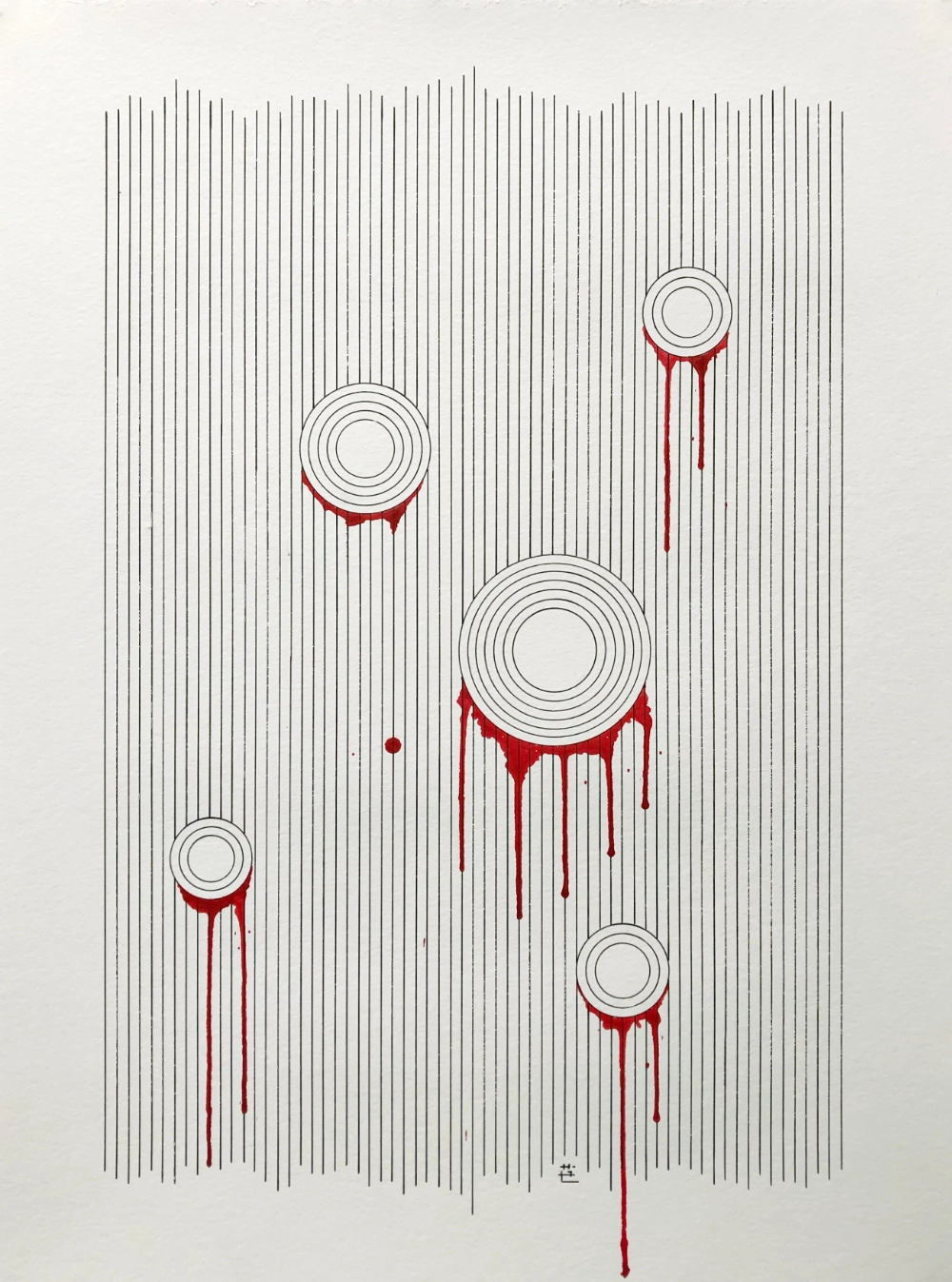 line and circle art by V-XL