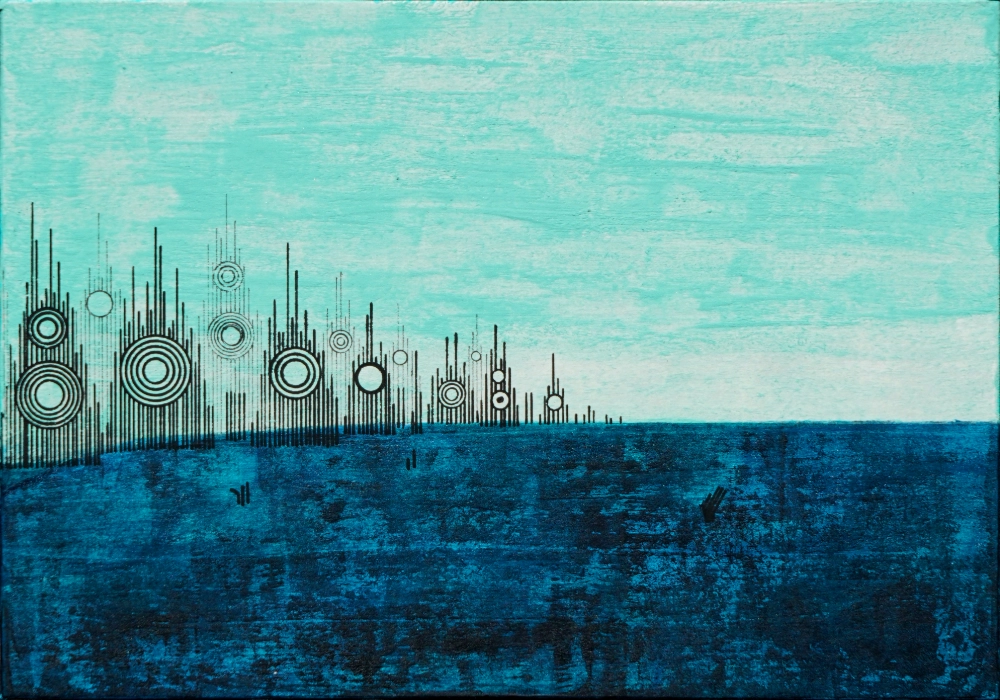 line and circle art by V-XL