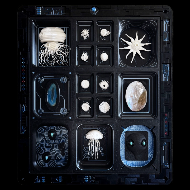 V-XL Art: futuristic cabinet of curiosities